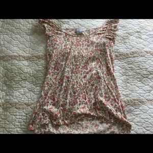 COTTON ON Pink Cream Green Tank Top filled